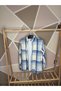 Blue Color Long Sleeve Slim Fit Men's Lumberjack Shirt