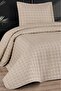 Hayal Cappicino Bedspread Single Size Quilted Embroidered from Manufacturer - 2