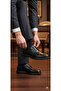 Lace-Up Black Classic Shoes Comfortable and Convenient Men's Shoes