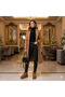Suede Fur Lined Thick Sole Ankle Women's Boots & Bootie - 6