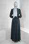 BELTED SILVERY EVENING DRESS 50396 - 3