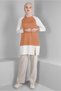 COLOR BLOCKED KNITWEAR TUNIC 43168 - 2