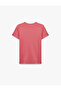 Cotton Short Sleeve Crew Neck Basic T-Shirt - 4