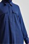 Shirt Collar Long Tunic 45346 - 3