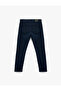 Normal Waist Cotton Slim Fit Jean Trousers - Brad Jean - 5
