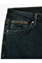 Cotton Pocketed Regular Waist Straight Fit Jean Trousers - Mark Jean - 8