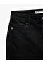 Cotton High Waist Buttoned Slim Fit Mom Jean Pants - Mom Jeans - 7