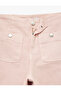 High Waist Pocket Detailed Buttoned Short Wide Leg Pants - Culotte Jeans - 7