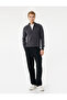 Long Sleeve Viscose Blended Half Zip Sweater - 2