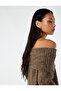 Long Sleeve Off-the-Shoulder Knitwear Sweater