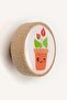 Flamingo Flower Wooden Handle