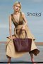 Burgundy Shk159 Faux Leather, Lined, Snap Fastener, Lock Detailed Hand, Arm, and Shoulder Bag - 8