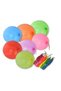 60 Pieces Elastic Balloon String Punch Bouncy Colorful Large Balloon - 5