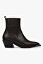 Women's Stormi Brown Leather Cowboy Boots - 2