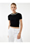 Viscose Blended Bead Detailed Short Sleeve Knitwear Sweater