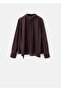Textured Blouse with Scarf - 3