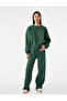 Regular Fit Three Thread Sh Fleece-Lined Long Sleeve Crew Neck Basic Sweatshirt - 2
