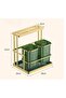Chopstick and Knife Holder Gold and Green - 2