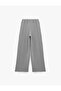 Shardonlu Comfortable Fit Ribbed Wide-Leg Sweatpants with Pockets and Elastic Waist - 4