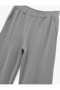 Shardonlu Comfortable Fit Ribbed Wide-Leg Sweatpants with Pockets and Elastic Waist - 5