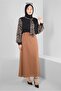 BUTTON DETAILED A-LINE SKIRT 60411