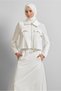 Stone Detail Skirt Tracksuit Set 45387 - 3