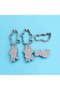 Bluey Dough Cookie Mold 3 pieces - 3
