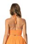 Summer Muslin Bustier with Goose Tie Detail Orange Trnc - 2