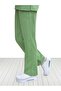 Unisex Pistachio Green Terry Cotton Doctor Nurse Scrubs Single Bottom Work Pants - 5
