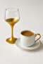 Gold Footed Glass Water and Soft Drink Glass Set of 6 – Luxury Tableware, Stylish Serving Glasses - 5