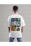 Grand Theft Palestine Design Back Printed High Quality Compact Unisex Oversize T-Shirt - 3