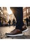 Men's Tan Genuine Leather Casual Shoes Light Sole 9141 - 6