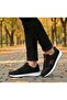 Men's Black Light Sole Daily Walking and Sports Shoes 1009 - 6