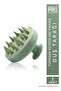 Green Soft Silicone Hair Care Massage Comb Shower Hair Leather Massage Brush