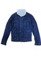 Corridor Men's Shearling Denim Coat - Blue - XL - 2