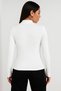 Ribbed Camisole Half Turtleneck Blouse Body - 2