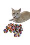 Cat Play Ball with Colorful Pompom and Sound - 7 Cm - 6