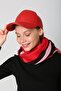 Red Faux Leather Cap Women's Hat - 4