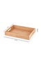 Set of 2 Wooden Presentation Trays – Decorative Organizer, Coffee & Tea Serving Tray Gift - 6
