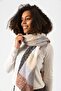 Brown Thick Boucle Women's Shawl Scarf 44x195 cm - 7