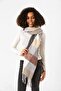 Brown Thick Boucle Women's Shawl Scarf 44x195 cm - 6