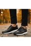 Men's Black Genuine Leather Comfortable Sole Casual Shoes 1206 - 6