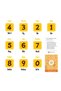 10-Piece English Educational Memory Card Game, Figures (Lace-Up Fabric Pouch)