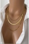 Three Necklaces Steel 316 L Non-Tarnish Steel Chain 3 Separate Women's Necklaces Mother Lover Special Day Gift - 2