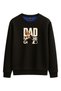 Regular Dad Mode on Printed Sweatshirt