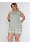 Plus Size Oversized Shorts Set B760-07