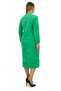 Premium Velvet Plus Size Dress with Embroidery and Stone Work on the Bust Detail - 2