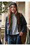 Navy Blue Girl's Shirt 7198