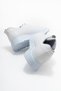 Women's Stitched Elastic Sports Shoes White White - 4