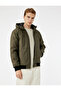 Hooded Long Sleeve Zippered Raincoat